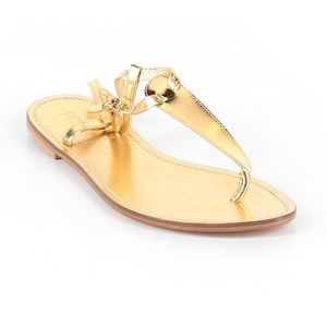 J. Crew Gold Sandals